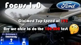Ford Focus 1.0 Ecoboost 125 HP | Can we hit 200 with claimed top speed of 193 kmh?