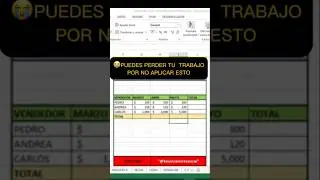 Puedes perder tu trabajo por no aplicar esto en excel #excel