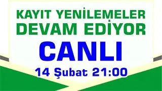 14 02 2025 - CUMA 21.00 Canlı ᴴᴰ Kayıt Yenileme Sorularınız - AÖF DGS KPSS YKS-
