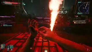 Cyberpunk 2077 Phantom Liberty  - Aggressively stealing an Airdrop with my Katana