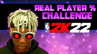 I USED REAL PLAYER % ON NBA 2K22 AND IT WAS OP!!!