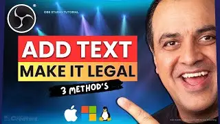 How to add text in OBS Studio - Windows & Apple Mac