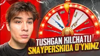 ARBALETDAN TORTIB RULETKADAN TUSHGAN HAR XIL SNAYPER QUROLLARIDA O’YNADIK😈|PUBG MOBILE