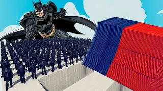 100x BATMAN + 1x GIANT vs 3 EVERY GOD - Totally Accurate Battle Simulator TABS