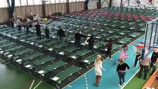 Na hali sportowej przy Szanajcy schronienie znajdzie 200 uchodźców z Ukrainy