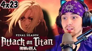 Are You Okay Annie?? | Attack On Titan 4x23 FIRST TIME REACTION!!!