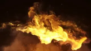 After Effects Template | Fire Burning Logo Reveal