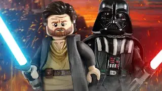 Custom LEGO Star Wars OBI-WAN KENOBI & DARTH VADER Minifigures