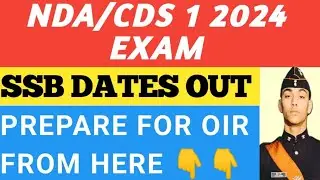 PREPARE FOR SSB OIR TEST BEFORE GOING TO SSB