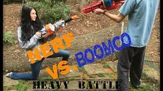 Nerf Rhino-Fire Vs. BoomCo Colossal Blitz (HEAVY CLASS WARFARE)