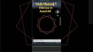 AutoCAD 2D Exercise Using Polar Tracking | Precision Drawing Tutorial 