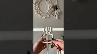 Учимся плести квадратный узел. Макраме узлы.