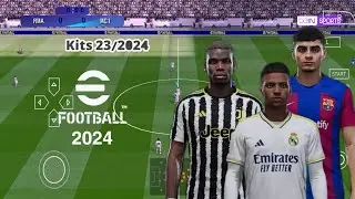 EFOOTBALL 2024 PPSSPP MOD ENGLISH VERSION LATEST UPDATE PES 2024 PSP CAMERA PS5
