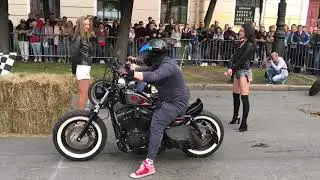 Мотостолица 2019 - заезд кастом-мотоциклов