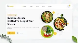 Modern Restaurant Website Using HTML & CSS Only | Fully Responsive