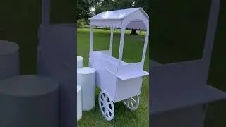 Candy Cart Cylinder Pedestals Rentals