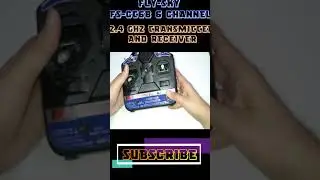 FLY SKY FS-CT6B  6 CHANNEL 2.4 GHZ TRANSMITTER AND RECEIVER #shorts