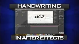 Handwriting Animation in After Effects CS6