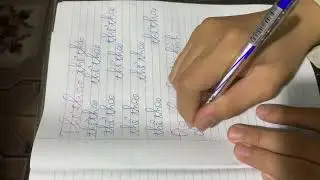 Hello everyone, today we will practice writing The thao and Dia hinh