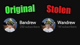 This Youtuber Stole My Videos