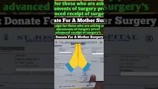 Emergency Help for A Mother Surgery | upi on 9311594880 #donateformaa #emergencyfundhelp #HelpToMaa