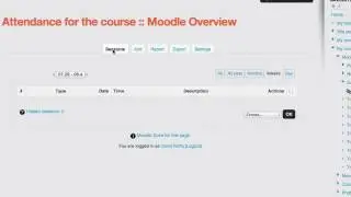 Set up and take attendance in Moodle 2