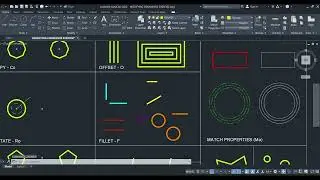 AUTOCAD MODIFYING COMMANDS - BASIC TUTORIAL