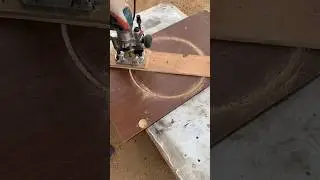 smooth circle using a router