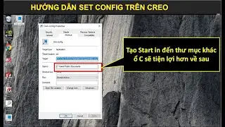Hướng dẫn đầu tạo Config pro trên Creo -Bắt buộc phải biết rất quan trọng