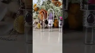 Natural Blue Lace Agates Lapis Fluorite Perfume Bottle Pendants Necklaces Crystal Quartz Essential