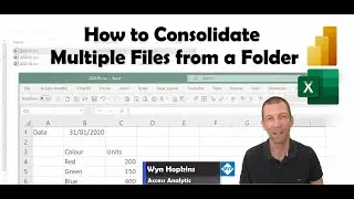 Combining Multiple Files from a folder using Power Query in Excel or Power BI ( ⚠️see description )