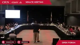 Senate Meeting - Monday October 28th