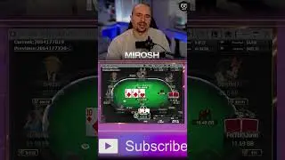 вот этот клик рейз) #shorts #mirosh #poker #shortvideo #highlights  #pokeronline #gg