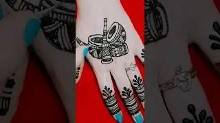 Stylish back hand mehndi design | easy mehandi #shorts #short #mehndi #mehndidesign