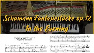 Schumann Fantasiestucke Op.12 in D♭ major | In the Evening | with sheet music | Fantasiestücke Op.12