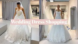 TRYING ON WEDDING DRESSES! Come wedding dress shopping