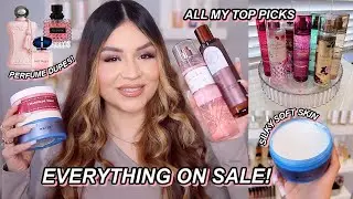BEST PRODUCTS AT BATH & BODY WORKS 🤍 HOW TO SAVE $$ & SHOP THE SALE, SO MANY PERFUME DUPES & MORE!