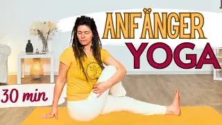 Yoga für Anfänger:innen oder sanfte Praxis - 30 Minuten Yoga Vidya Grundreihe mit Durga