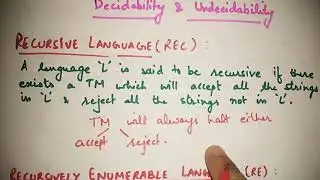 Decidability and Undecidability in Theory of Computation