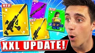 NEUE WAFFEN, NEUE MAP, NEUES MOVEMENT! 😱 - Fortnite XXL Kapitel 5 Update!