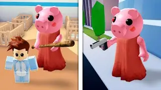 Playing as PIGGY in EVERY ROBLOX GAME..