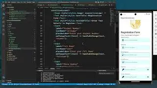 12. React Native Registration & Login Form - Button Component