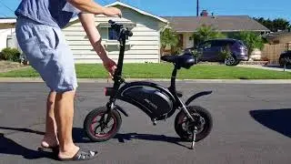 Testing an ultra light Chinese E bike in Cali