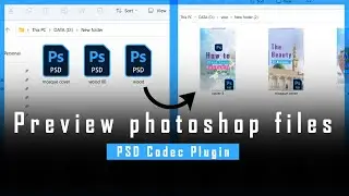 Preview photoshop and illustrator files