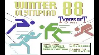Winter Olympiad 88 Review for the Commodore 64 by John Gage