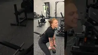 Mrs Weirdo getting pumped up #grrr