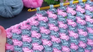 ♡♡Wow, ♡♡this will interest you very much☆ super easy tunisian crochet baby blanket models  #crochet