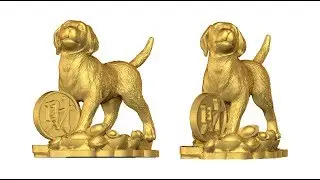 Học zbrush_Năm tuất điêu khắc tượng cún con_Phần 06