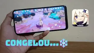 🔷CONGELOU❄️ GENSHIN IMPACT TRAVANDO NO REDMI NOTE 11 🤦