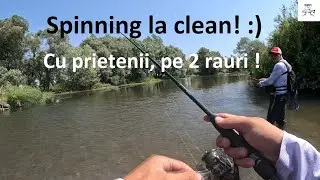 🎣 Spinning la clean, alături de doi prieteni, Silviu și Sorin! Ape mici, dar cleni frumoși! 🎣